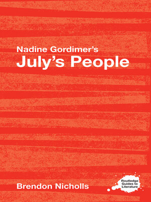 cover image of Nadine Gordimer's July's People